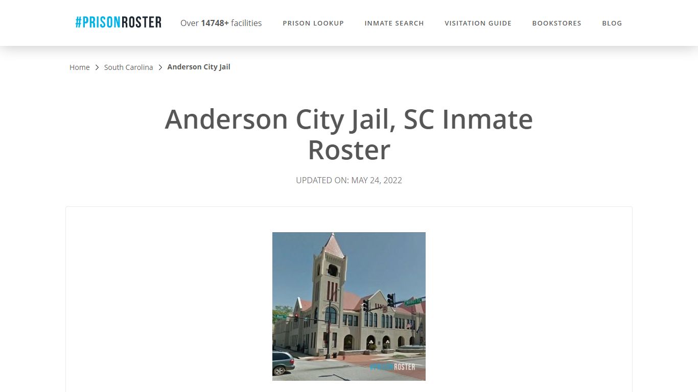Anderson City Jail, SC Inmate Roster - Prisonroster